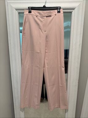 White House Black Market Women's High-Rise Wide Leg Pants - Blush/Light Pink